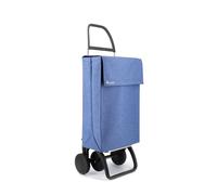 Carro rolser jean tweed 4 ruedas - azul