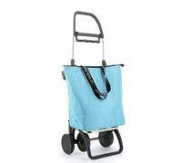 Carro Rolser Mini Bag Plus MF 4 Ruedas Plegable - Celeste