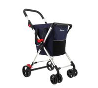 Carro Rolser Mini Basket Denim M4B Plegable - Azul