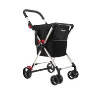 Carro Rolser Mini Basket MF M4B Plegable - Negro