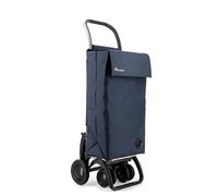 Rolser Sbelta Tweed Negro, Azul oscuro Bolsa para carrito de la compra