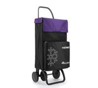 Carro Rolser Thermo Fresh MF 4 Ruedas - Negro y Malva