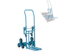 Carro Sali Escala 8 Rueda Portapaquetes Max 200KG Plegable Manual Trabajo