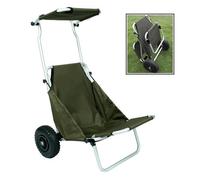 Stealth Gear Carro de transporte M2 con toldo solar Verde bosque
