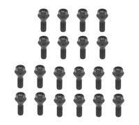 Carro Tornillos Rueda Compatible con E30, E36, E46, E60, E90. 20 pernos de rueda negros, tuercas de rueda y espárragos, accesorios automotrices OE 36136781150.