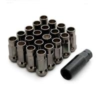 Carro Tornillos Rueda Compatible Con Mitsubishi Tuercas De Rueda De Bloqueo Con Arandela PlanaTuercas De Rueda De Acero Para Automóvil, Pernos De Rueda M12x1.5 M12x1.25 20 Piezas