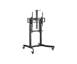 Carro TV motorizado Equip 650633 120kg 55"-100" ruedas bloqueo ajuste altura gestión cables