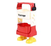 Carro Utilitario con Accesibilidad Abierta, Carro Rodante Multifunción con Ruedas Giratorias, Ideal para Organizar Juguetes de Refrigerios, Niveles Espaciosos, 10 Piezas (2 Niveles)