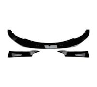 Carrocería Spoiler Lip Kit Para Serie 1 Para F20 Para F21 2012-2014 Cubierta Canard Embellecedor Divisor Parachoques Delantero Alerón De Labio(1 Set Gloss Black)