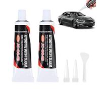 Carrocerías Sellador,2pcs Silicona Negra,50ML Sellador Ventanas Coche,Sellador para Puertas Coche,Silicona Negra para Coche,Pegamento Carrocería Coche,Sellador Faros,Pasta Juntas Motor,Sellado