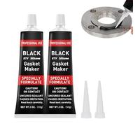 Carrocerías Sellador,2pcs Silicona Negra,50ML Sellador Ventanas Coche,Sellador para Puertas Coche,Silicona Negra para Coche,Pegamento Carrocería Coche,Sellador Faros,Pasta Juntas Motor,Sellado