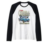 Carroll Shelby Cobra American Muscle Camiseta Manga Raglan