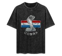 Carroll Shelby Motors Shelby Nake Men's T-Shirt Unisex Black Cotton Hip Hop Print tee Shirts S