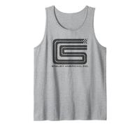 Carroll Shelby Vintage Camiseta sin Mangas, Hombre, Gris Jaspeado, L