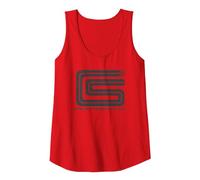 Carroll Shelby Vintage Camiseta sin Mangas, Mujer, Rojo, XXL