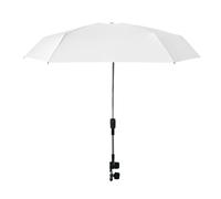 Carroller Sun Umbrella - Clip en la cubierta del tono, Monte plegable Parasol | Cuerpo de protección UV con abrazadera giratoria, capa de blindaje al aire libre duradera, accesorio amigable para viaje
