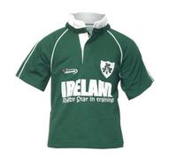 Carrolls Irish Gifts Camiseta de rugby Star para bebés, color verde, Verde, 6-12 meses