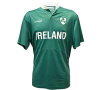 Carrolls Irish Gifts Lansdowne Green Irish Shamrock Performance Camiseta de Rugby de Manga Corta (XL)