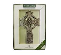 Carrolls Irish Gifts Royal Tara Placa de pared chapada en bronce con diseño de cruz de esperanza