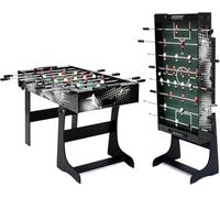 Carromco Kicker Rialto XT-Juego Plegable (122 x 51 x 76 cm) (05065) | Kicker plegable: Kicker ahorra espacio (17,5 kg) para 2-4 jugadores. Incluye 2 bolas y práctico soporte de pared
