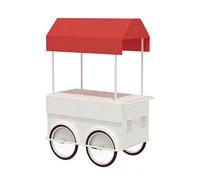 Carros Móviles For Puestos,carros De Exhibición De Mercado Con Toldos,carros De Trabajo Con Ruedas,adecuados For Vendedores Ambulantes,mercados De Agricultores(Red,160cm/63in)