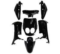 CARROSSERIE-CARENAGE Scoot Adaptable MBK 50 OVETTO 2008>2010 COMPTEUR Aiguille-Yamaha 50 NEOS 2008>2010 COMPTEUR Aiguille Noir Brillant (Kit 7 Pieces) -P2R-