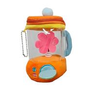 Carrot Blender Plush Toy, Plush Carrots Mixer Toy , Keychain Blender, My Carrots Mixie Stuffed Animal with Zipper Storage Pouch, Fun Room Décor and Gift (Flower)