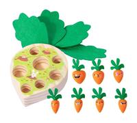 Carrot Toy for Daughter - Wooden Educational Fine Motor Skills Toy, Novelty Shape Sorter for Children's, Early Learning Activity 1-5 Year Old Children, Active Learning Inspired Play Kids