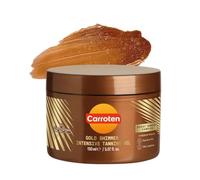 Carroten Gold Shimmer Intensive Tanning Gel 150 ml - Tan Express Accelerator for Shine Brown - Sunbed Tanning Accelerator - Sunscreen without SPF Summer