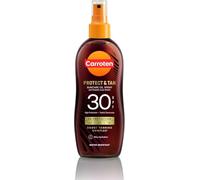 Carroten Protect&Tan Aceite Bronceador SPF 30, 150 ml - Acelerador del Bronceado con Protección Solar - Spray Bronceador con Ácidos Grasos Omega - Protector Solar Spray con Aceite de Zanahoria y Coco