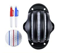 Carroterr Kits de alineación de marcación de dibujo de líneas de pelota de golf, accesorios de alineación e identificación de putting de precisión, ayuda para mejorar la precisión, para hombres y