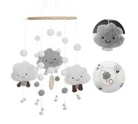 Carrusel Cuna Bebé Móvil de Cuna para Bebé Decoración de Madera Baby Rattles Mobile Carillón de Viento del Bebé para De Cama Infantil para Recién Nacidos Regalo
