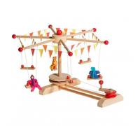 Carrusel De Cadenas Con 3 Muñequitas - Kit De Construcción