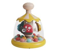 Carrusel de para Bebé, Juguete de Actividad Sensorial, Juguete Portátil de Educación Temprana para Niños de 0, Amarillo