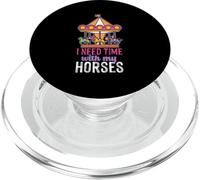 Carrusel Horse Merry-Go-Round Design para niñas PopSockets PopGrip para MagSafe