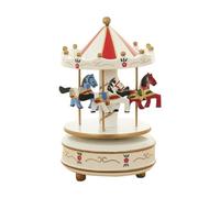 Carrusel musical - cónico vintage, melódica de madera | Figura giratoria que realiza una melodía que mejora a las niñas, celebración de San Valentín, cumpleaños, viajes, momentos c