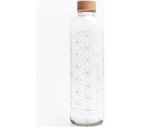 CARRY Bottle Botella de Cristal - Flower of Life, 1 L - 1 uds. CARRY Bottle
