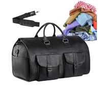 Carry Garment Bags, Waterproof Large Capacity Duffel, 22.05x12.99in Multifunctional Zippered Bag for Travel with Multiple Pockets for Easy Organization