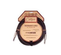 Carry-on Cable de instrumento portátil de 3 m (10 pies) Jack de ¼" recto a jack de ¼" recto para bajo/guitarra eléctrica/electroacústico/teclado/amplificador