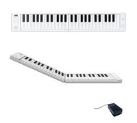 Carry-on FP-49 Touch Tecla 49 Sensible al Tacto Piano Digital Plegable Portátil Blanco de Blackstar Controlador USB MIDI con Batería Recargable