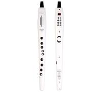 Carry-on Instrumento de viento digital 2 Plus - 20 voces, batería recargable USB integrada, salida de auriculares para práctica silenciosa, grabadora digital midi a través de Bluetooth, color blanco