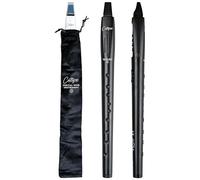 Carry-on Instrumento de viento digital de 2 a 10 voces, batería recargable USB integrada, salida de auriculares para práctica silenciosa, grabadora digital midi a través de Bluetooth, color negro