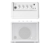 Carry-on Mini Speaker Amplificador Portátil 3W para Guitarra, Bajo, Teclados, Batería Electrónica y Voz, Mini Amplificador Combo con Doble Canal, Entrada AUX y Funcionamiento con Batería