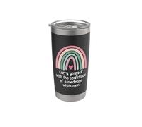 Carry Yourself With the Confidence of a Mediocre White Man Vaso térmico de acero inoxidable de doble pared