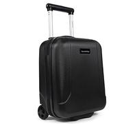 CarryOn Skyhopper - Maleta de Cabina bajo el Asiento 40 cm 19 litros con Cierre TSA (Negro, Mini)