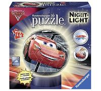 Cars 3 Puzzle Ball 3D Lámpara (Ravensburger 11820) , Modelos/colores Surtidos, 1 Unidad