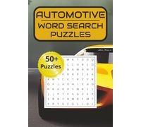 Cars and Automotive Word Search Puzzle Book: Word Searches with Easy to Read Print about Cars, Racing, Car Parts and more; 6x9 binches, 110 pages; 50+ ... for Vacations, Holidays and Relaxing
