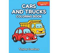 Cars and Trucks Coloring Book for Toddlers Ages 1-3: Easy Bold Outline Vehicle Art Pages for Early Learners (Things That Go: Vehicle Learning Series)
