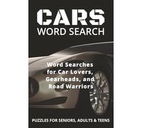 Cars & Automotive Word Search Puzzle Book: Word Searches with Easy to Read Print About Cars, Automotive, Vehicle and More | 6x9 inches, 110 pages | ... Gift for Vacations, Holidays and Free Time