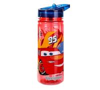Cars - Botella de agua de 580 ml para niños, botella de bebidas escolares, hecha de Ecozen duradero, reutilizable, sin BPA